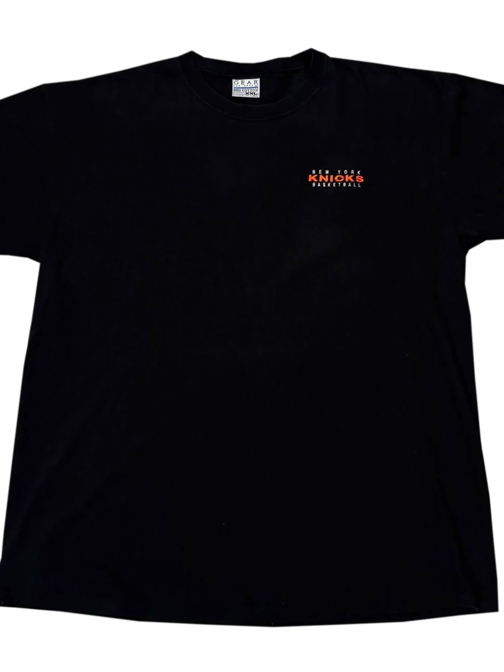 Vintage Gear For Sports New York Knicks Embroidered T Shirt (Size XXL)